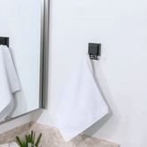 Gancho Duplo de Parede Ventosa Preto Fosco Suporta 3KG - Ela Decora